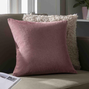 blush pink cushion